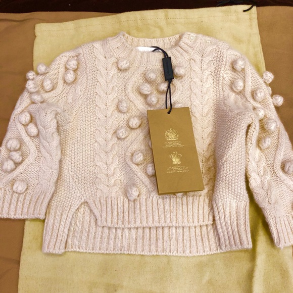 Burberry Other - Children Burberry cashmere couture sweater 3M